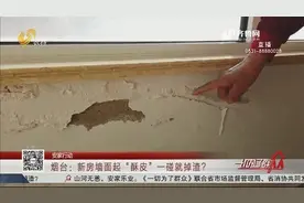 新房墙面起“酥皮”一碰掉一片，1年多没人管，物业：质保过期了视频封面