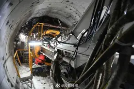 沈阳 地铁二号线南延线首台盾构机顺利始发图片