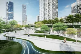 万博商务区将大变身！打造流光溢彩城市绿廊图片