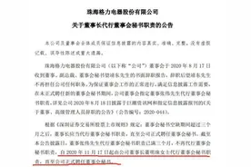 董明珠“扛大梁”兼任公司董秘 前任裸辞职位空缺仨月图片