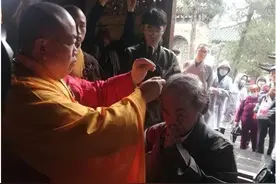 台媒：72岁漫画家蔡志忠少林寺出家，6年前曾说“等我老了，就葬在少林寺”图片