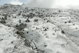 雪山之巅，地覆天翻图片