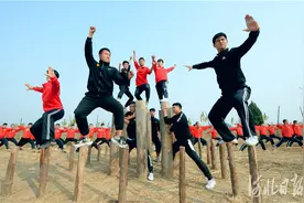 河北鸡泽：练武强身热图片