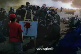 引爆国际舆论的画师@乌合麒麟是谁？图片