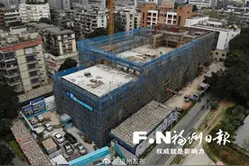 教院一附小体艺馆封顶 明年扩建项目整体建成图片