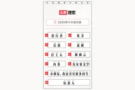 2020年十大流行语出炉！逆行者、集美居前图片