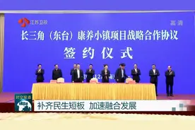 补齐民生短板，加速融合发展，沪苏共建长三角（东台）康养小镇视频封面