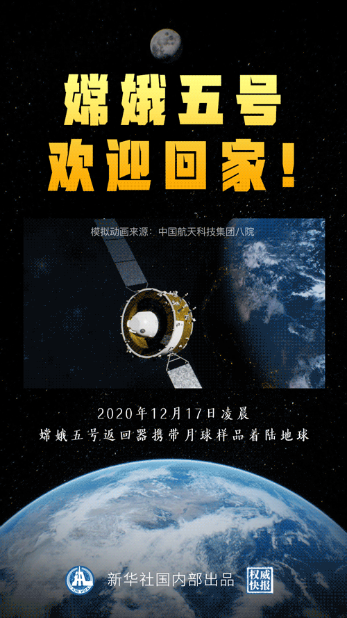 中国探月工程嫦娥五号任务取得圆满成功图片