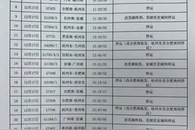 合肥南多趟高铁停运！最新最全图片