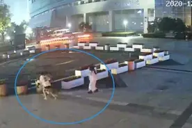 杭州两个95后姑娘凌晨走在闹市街头，被突然出现的“绿脸鬼”吓到腿软图片