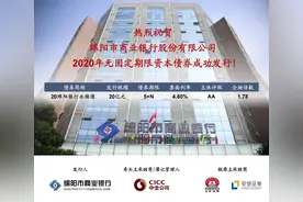 绵阳银行发行20亿元无固定期限资本债券图片