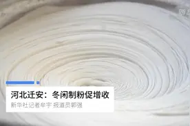 河北迁安：冬闲制粉促增收