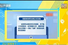 2021新规来了！民法典等一批法律1月1日起施行，速看！视频封面