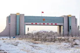 内蒙古二连浩特边境线现百只野生黄羊图片