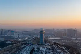 航拍丨嘉祥城北大圆球，原来还是一个高科技，而且国际领先