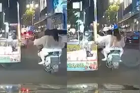 广东一女子骑电动车“顺手牵羊”，偷完东西直接塞进嘴里，网友：行为真掉价视频封面