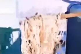 到底有多冷？内蒙古零下30度泡面被冻成干脆面！网友：一面两吃图片