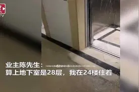 ​现实版水帘洞！宁夏一小区电梯凌晨泡水，业主凌晨被迫爬20多层回家图片