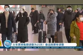 注意！春运购票有新调整：火车票预售期调整为15天视频封面