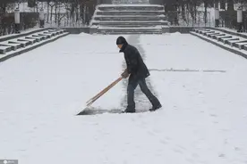 乌克兰基辅今年首次下雪 民众狂欢嗨翻天图片