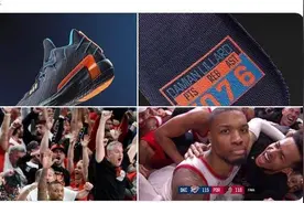 诛心！利拉德推出雷霆配色球鞋 纪念轰50分&绝杀雷霆图片