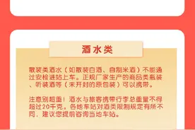 这些物品请不要带上车！小心过不了安检图片