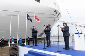 MSC地中海华彩号交付，皇家加勒比开售深圳母港航线图片