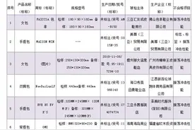 这几个品牌的包抽检不合格！别误买图片