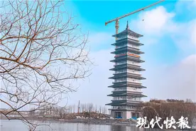 霸气！大运河博物馆百米大运塔现真身图片