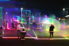 30秒｜四川内江长江田园激光秀酷炫开幕视频封面