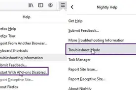 Firefox 88开始：“以安全模式重启浏览器”更名为“故障排除模式”图片