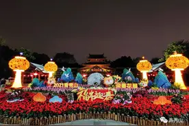 青秀山周末夜游| 观百花，游灯展，一站式体验多样精彩！图片