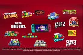 为庆祝“马力欧日”任天堂公开历代《超级马力欧》系列混剪影像图片