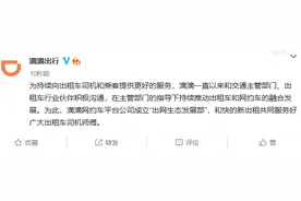 滴滴确认成立新业务线：推动出租车网约车融合发展图片