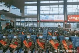 枣庄这些兵哥哥坐高铁赴军营，新兵运输工作拉开帷幕图片