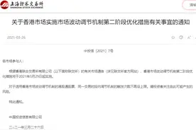 香港市场波动调节机制第二阶段优化措施3月29日起实施图片