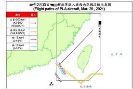 台媒：解放军歼10歼16等10架军机进入台西南空域图片