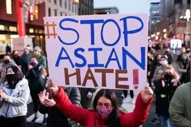 纽约现反歧视亚裔大游行：为何“仇亚”犯罪暴增近150%？图片