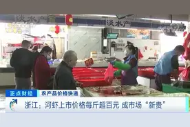 菜市场里的“新贵”！河虾卖到一斤上百元图片