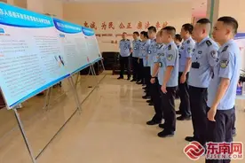 漳州监狱组织民警观看廉政警示教育展板 以案促教图片