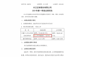 首批4家券商一季度业绩预报出炉：长江证券大增65%，第一创业降幅94%，为何如此冷热不均图片