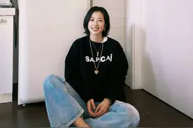 春天就应该像乔欣一样 把自己穿成香芋味儿图片