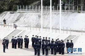 特写：大日子，正步走——香港纪律部队演示中式步操彰显国家情怀图片