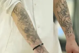 未成年人后悔文身，花6000元洗了几次都洗不掉……图片