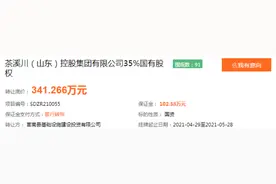 叫价34.13万！莒南国资拟退出茶溪川（山东）控股集团图片