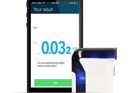 研究发现与智能手机配对使用的酒精检测仪的准确度差异很大图片