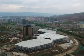 打造绿色工地 做好文明施工 青海国际会展中心项目建设进展顺利图片