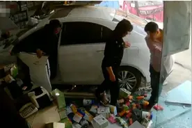 安徽女子无证驾车冲入母婴店致4岁孩童和5个月婴儿等3人受伤 还让丈夫顶包图片