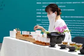 茶文化进高校，外国留学生现场学泡茶图片