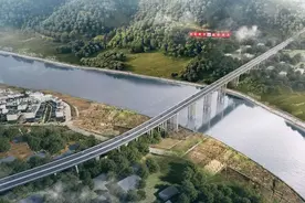 周末传捷报，泸石高速公路这座大桥有新进展图片